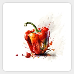 Kitchen art - Red Pepper Sticker